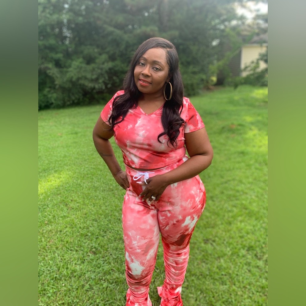 2 piece Stacked Leggings outfit